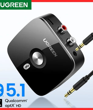 Ugreen Bluetooth RCA Receiver 5.1 AptX HD Aux Adapter