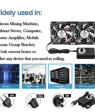 4500rpm Aluminum Alloy CPU Fluid Bearing Cooler Radiator Fan