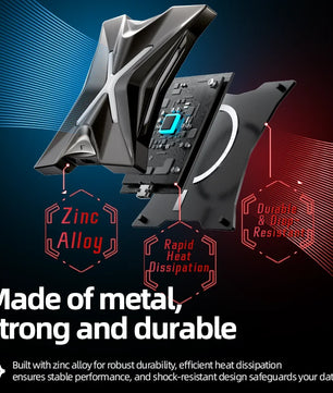 4TB-2TB USB3.2 Gen2 Type C Magnetic External Hard Drive 