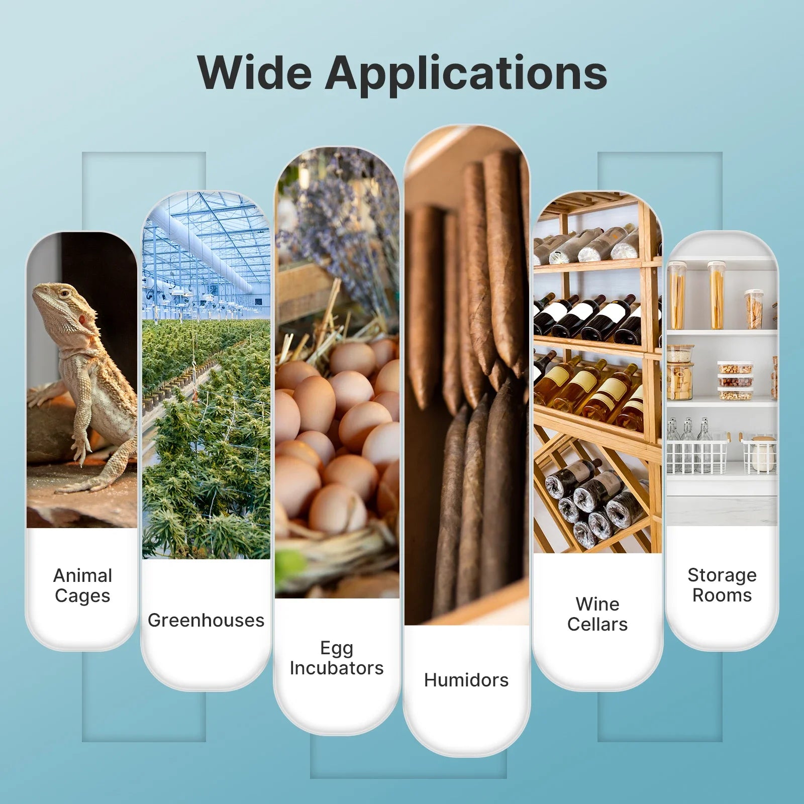 Bseed Plastic External Smart Temperature Humidity Sensor