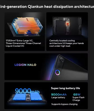 Lenovo Legion Y700 5th Gen 24GB RAM 512GB SSD 8.8 Inch Tablet