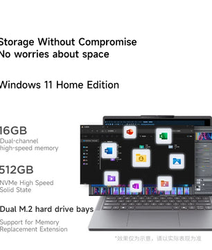 512GB 14” 16GB Xiaoxin 14SE Bluetooth Slim Lenovo Laptop