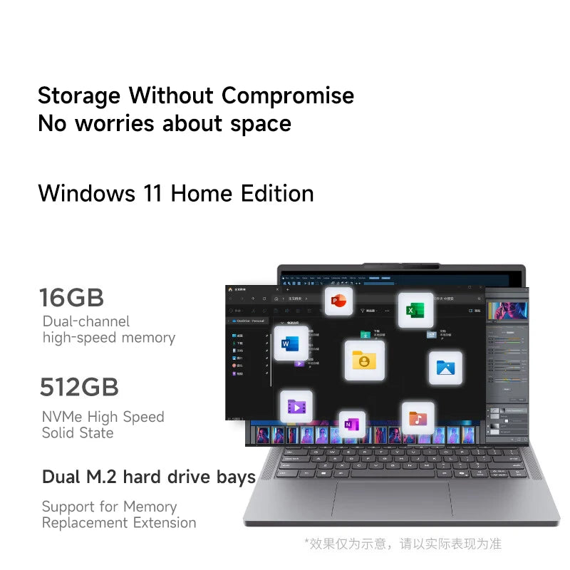 512GB 14” 16GB Xiaoxin 14SE Bluetooth Slim Lenovo Laptop