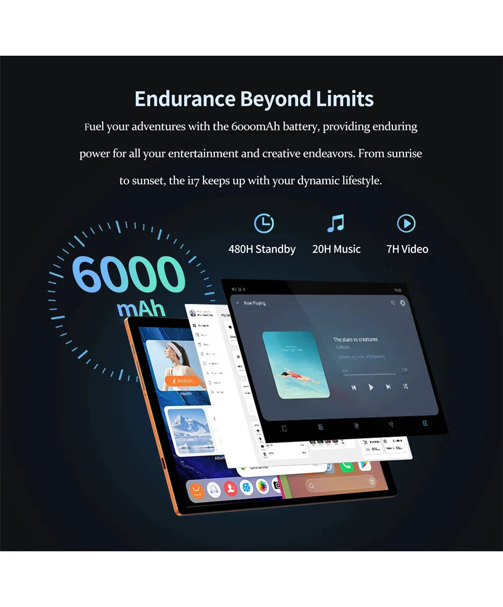 Sauenaneo 10.1-inch Android 4GB RAM 64GB Supports Dual Cameras Dual SIM Tablet