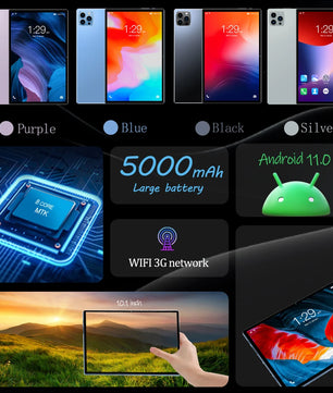 5000mAh Type-C USB 4GB RAM 64GB ROM 10.1 Inches Touch Tablet