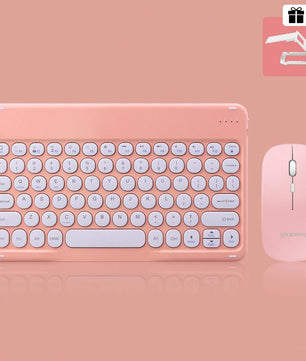 Plastic 2.4G Rechargeable Bluetooth Wireless Keyboard Mouse Kit