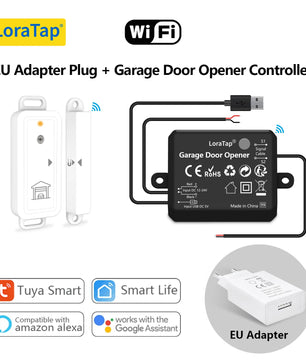 LoraTap Plastic HomeKit Smart Remote Control Garage Door Opener
