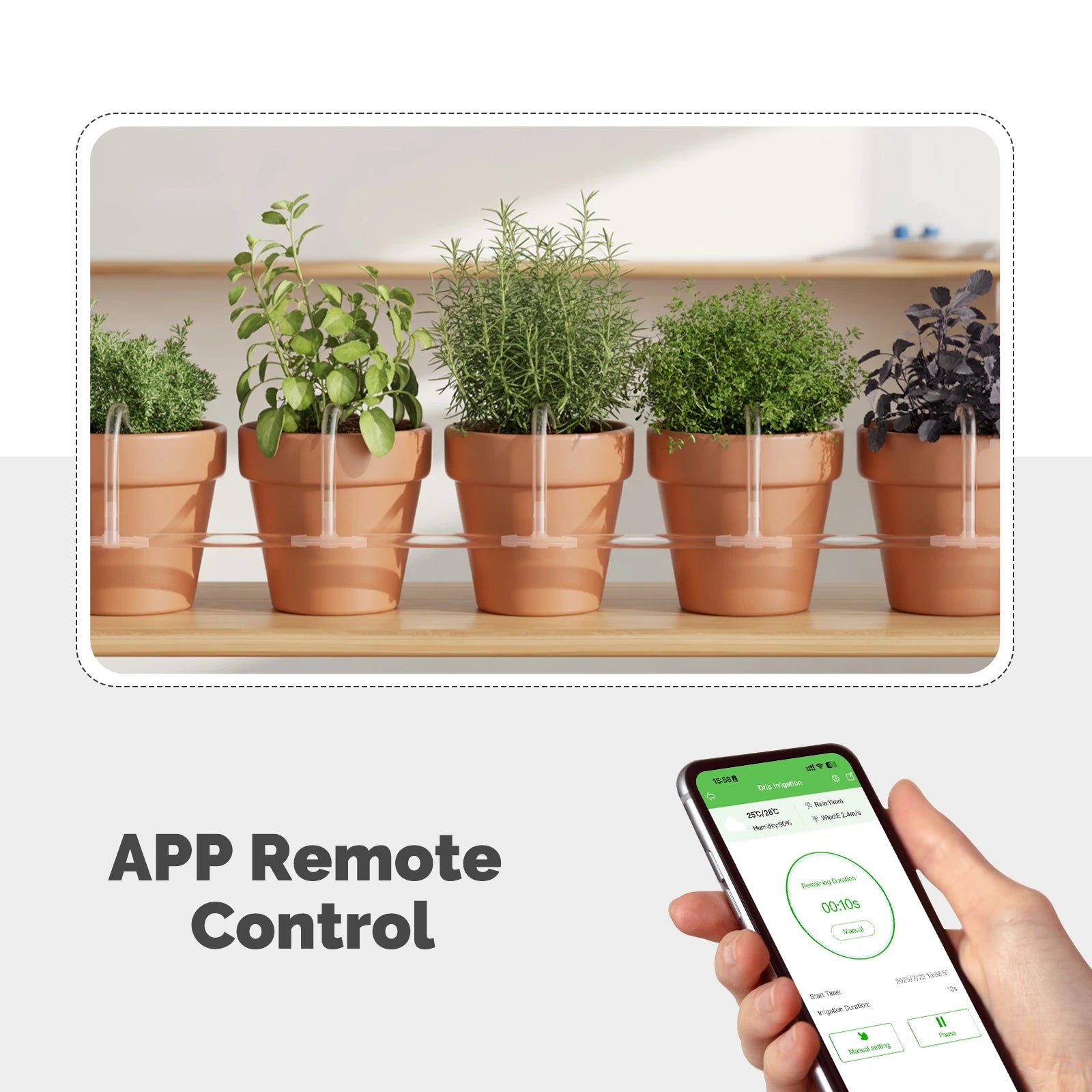 MOES Smart Water Timer Irrigation Controller with Alexa Google Home