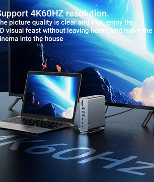 Ugreen 15-IN-1 Metal Type-C HDMI RJ45 Card Reader Docking Station