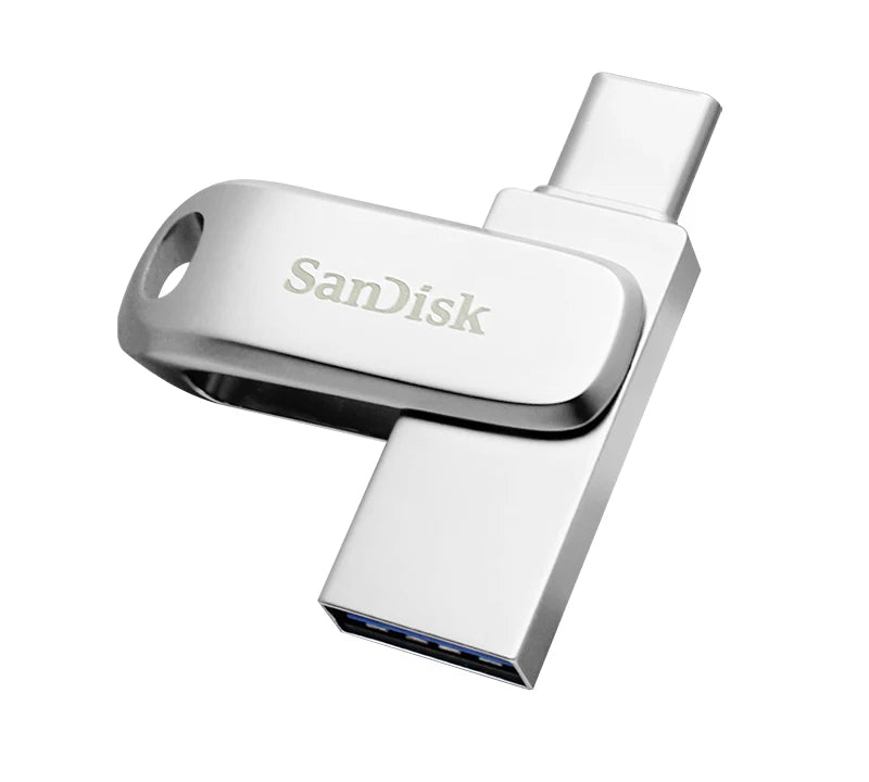 USB 3.2 Metal Dual Pen Drive U Disk for Computer and Phone