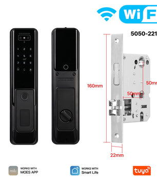 Moes Tuya WiFi Smart Door Lock Facial Palm Vein Recognition