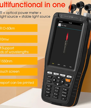 Single Mode Hybrid Optic Touch Screen Time Domain Reflectometer