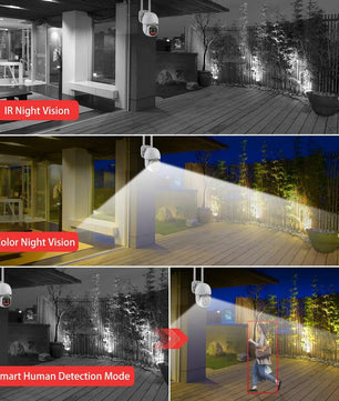 Boavision 8MP Night Vision High Speed Auto Tracking Dome Camera