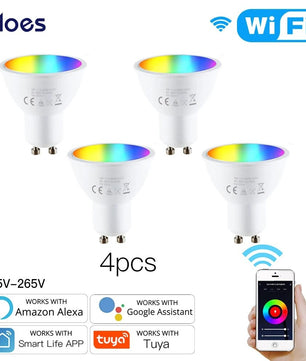 Moes Plastic Dimmable RGB LED Light Smart Remote Control Bulb