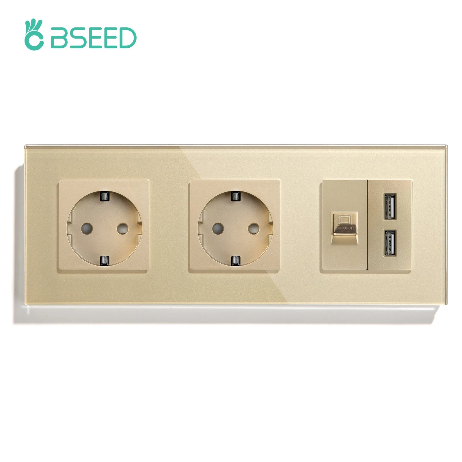 Bseed 16A Glass Panel Wireless WIFI Control Smart Power Socket