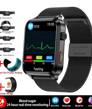 Silica Gel ECG Precise Detection Health Bluetooth Smart Watch