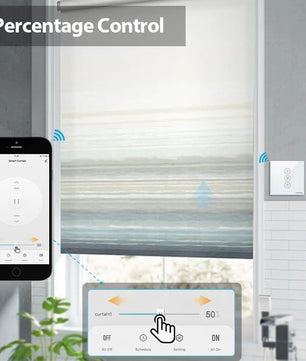 LoraTap 240V Plastic WiFi Blinds Roller Shutter Curtain Switch