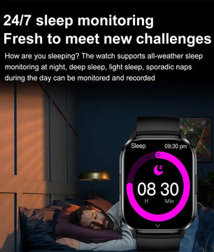 Silica Gel Waterproof Android Square Shaped Amoled Screen Smartwatch