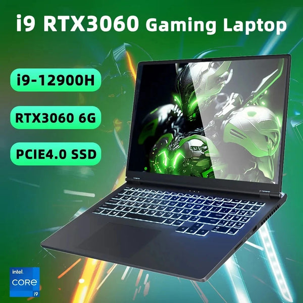 Topton i7-12650H i9-12900H RTX3060 64GB RAM 4TB SSD 16 Inch Laptop