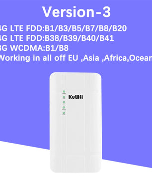 300Mbps WIFI Router Waterproof 4G Sim Adapter CAT4 for IP Camera