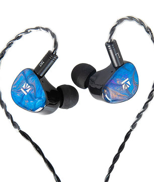 Metal Wired Dynamic Vocalism HiFi Bass Monitor Hybrid Earphones