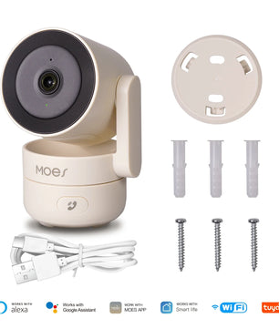 4 Mega Pixel PVC 5V 1A Night Vision Tilt Smart Security Camera