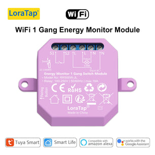 LoraTap 10A 300W Plastic Smart ZigBee 3.0 Light Switch Module