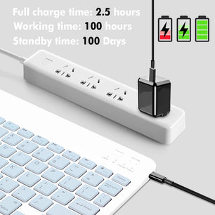 1600 DPI Plastic 2.4G Rechargeable Wireless Keyboard Mouse Kit