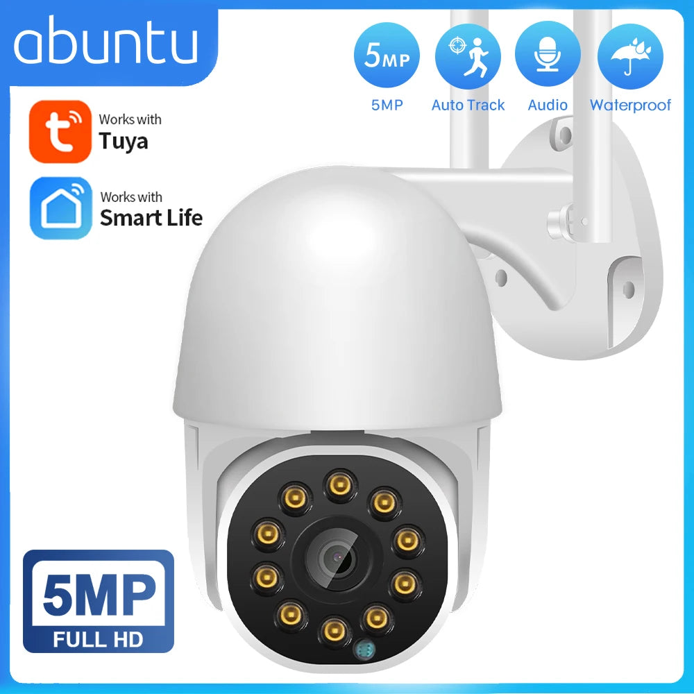 5MP IP66 Waterproof Outdoor 5X Digital Zoom Surveillance Camera