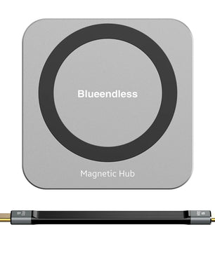 8-IN-1 Aluminum Alloy USB Type-C Splitter Docking Station Hub