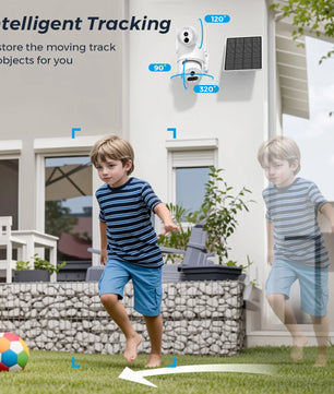 2.4G 8MP 1080P Dual Screens 90° Wireless Surveillance Camera