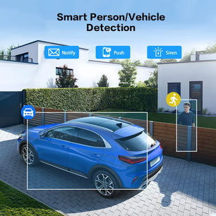 Boavision 8MP IP Optical Zoom Vehicle Detection Security Camera