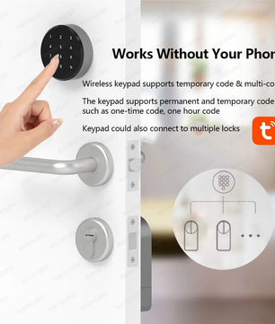 Stainless Steel Fingerprint Keypad Digital Smart Door Lock