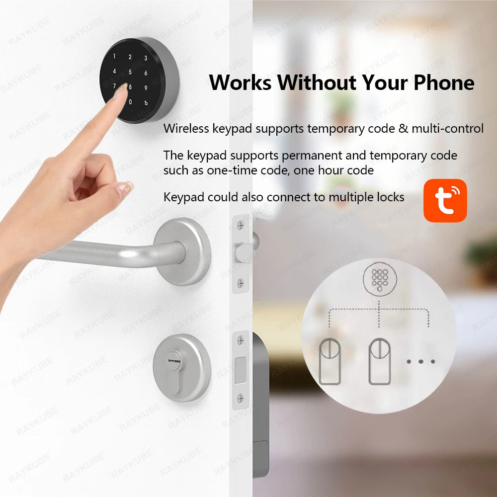 Stainless Steel Electronic Bluetooth Dry Battery Wireless Door Lock