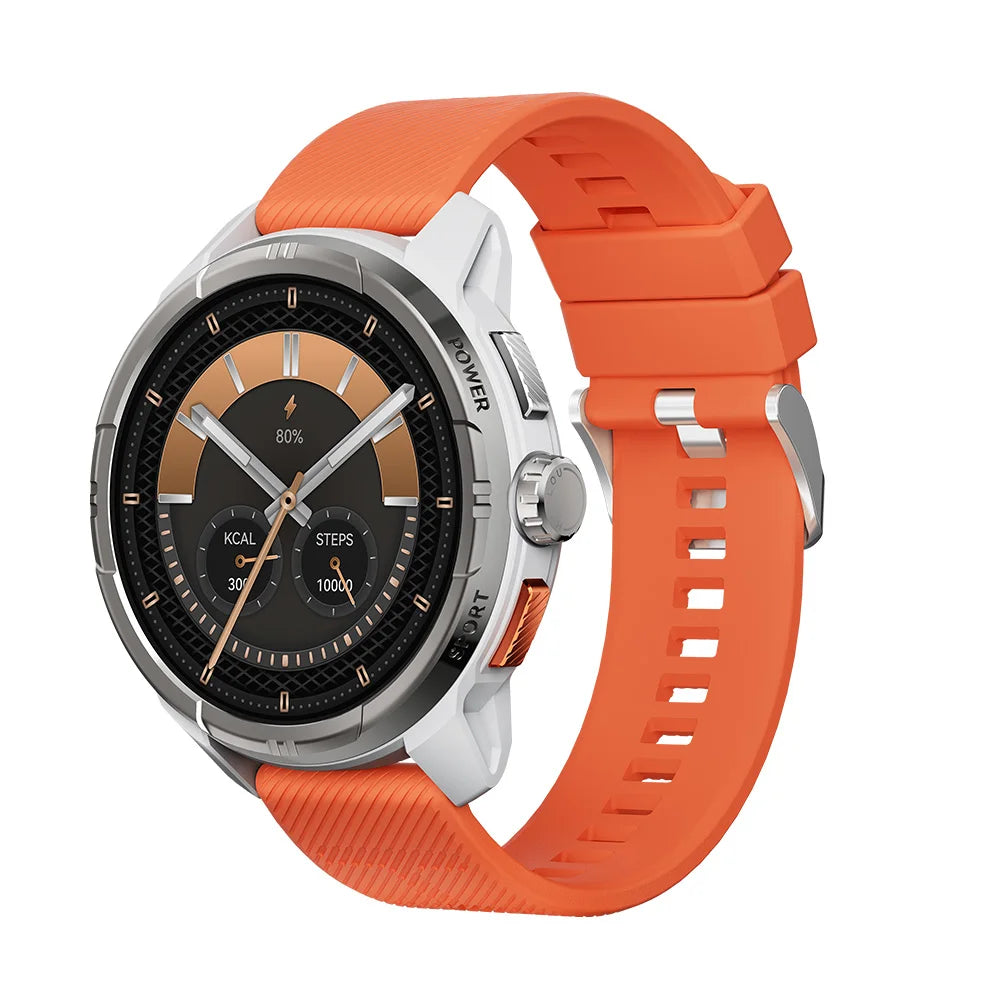 Silica Gel 1.6 Inch 22mm Waterproof AMOLED Display Smartwatch