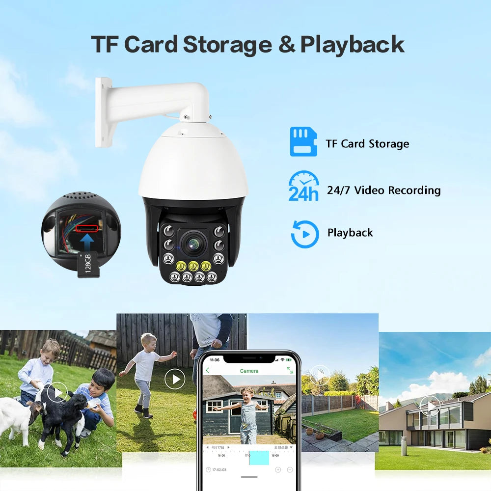 Boavision 5MP Auto Tracking Humanoid Detection Surveillance Camera