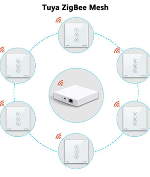 LoraTap 240V Plastic Curtains Roller Shutters Blinds Switch
