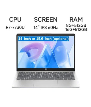 HP AMD Ryzen 7-7730U 16GB RAM 512GB SSD 15.6 Inch Laptop
