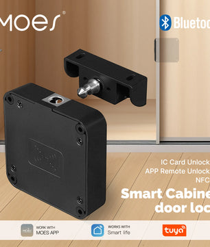 Moes Tuya Bluetooth Smart Remote Control Wood Cabinet Lock