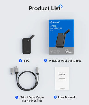 512GB - 2TB External Solid State Drive For Laptop And Desktop