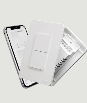 Moes 10A Plastic Panel Remote Control Light Push Button Switch