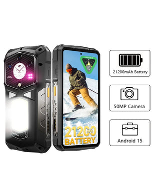 21200mAh 512GB Android Armor 29 Pro 5G Rugged Smartphone