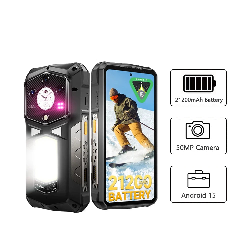 21200mAh 512GB Android Armor 29 Pro 5G Rugged Smartphone