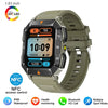 Silica Gel Smart Bluetooth Voice Support Square Shaped Sports Watch