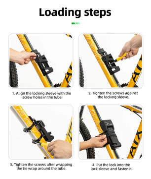 Stainless Steel Fingerprint Bluetooth Folding Bike Waterproof Lock