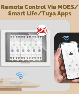 MOES ZigBee 63A Smart Circuit Breaker Electricity Monitor with Alexa