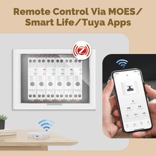 MOES ZigBee 63A Smart Circuit Breaker Electricity Monitor with Alexa