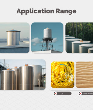 Moes Plastic Smart Ultrasonic Liquid Level Water Tank Sensor