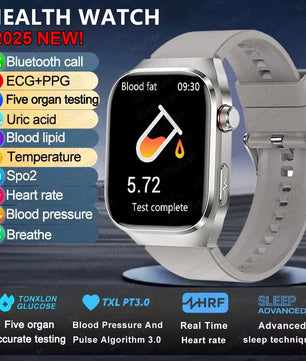 Fine Steel Waterproof Android Square Shaped Bluetooth Smartwatch