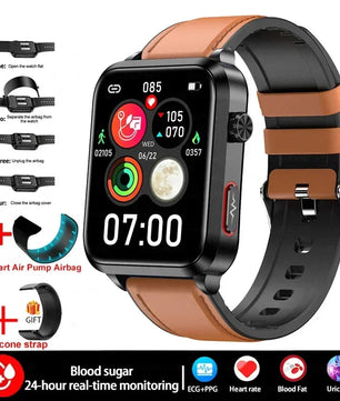 Silica Gel ECG Precise Detection Health Bluetooth Smart Watch